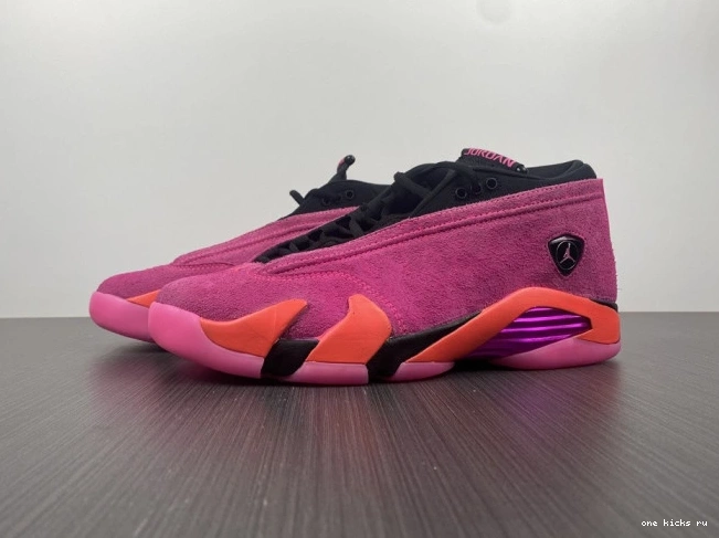 Onekick Low DH4121-600 Jordan Retro 14 Shocking Pink (W) 0528